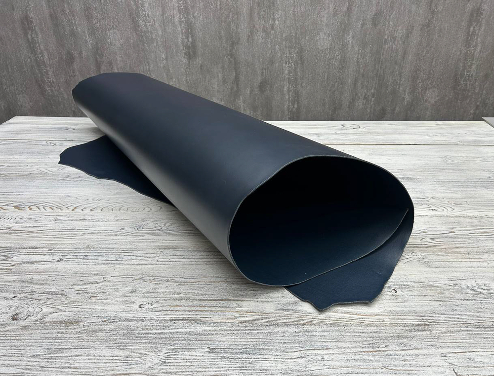 Прима цв. Синий / Prima Dark Blue, толщ. 3,0 +мм, ременная кожа