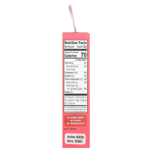 The Froot Thief, Real Fruit Whips, клубника, 5 пакетиков по 20 г (0,7 унции)