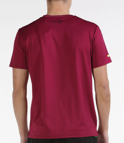 Мужская теннисная футболка Bullpadel Litis - red wine