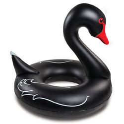 Круг надувной black swan