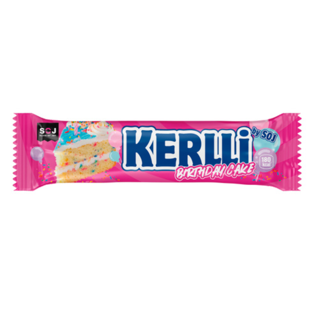 Батончик злаковый Kerlli Birthday cake 40 гр