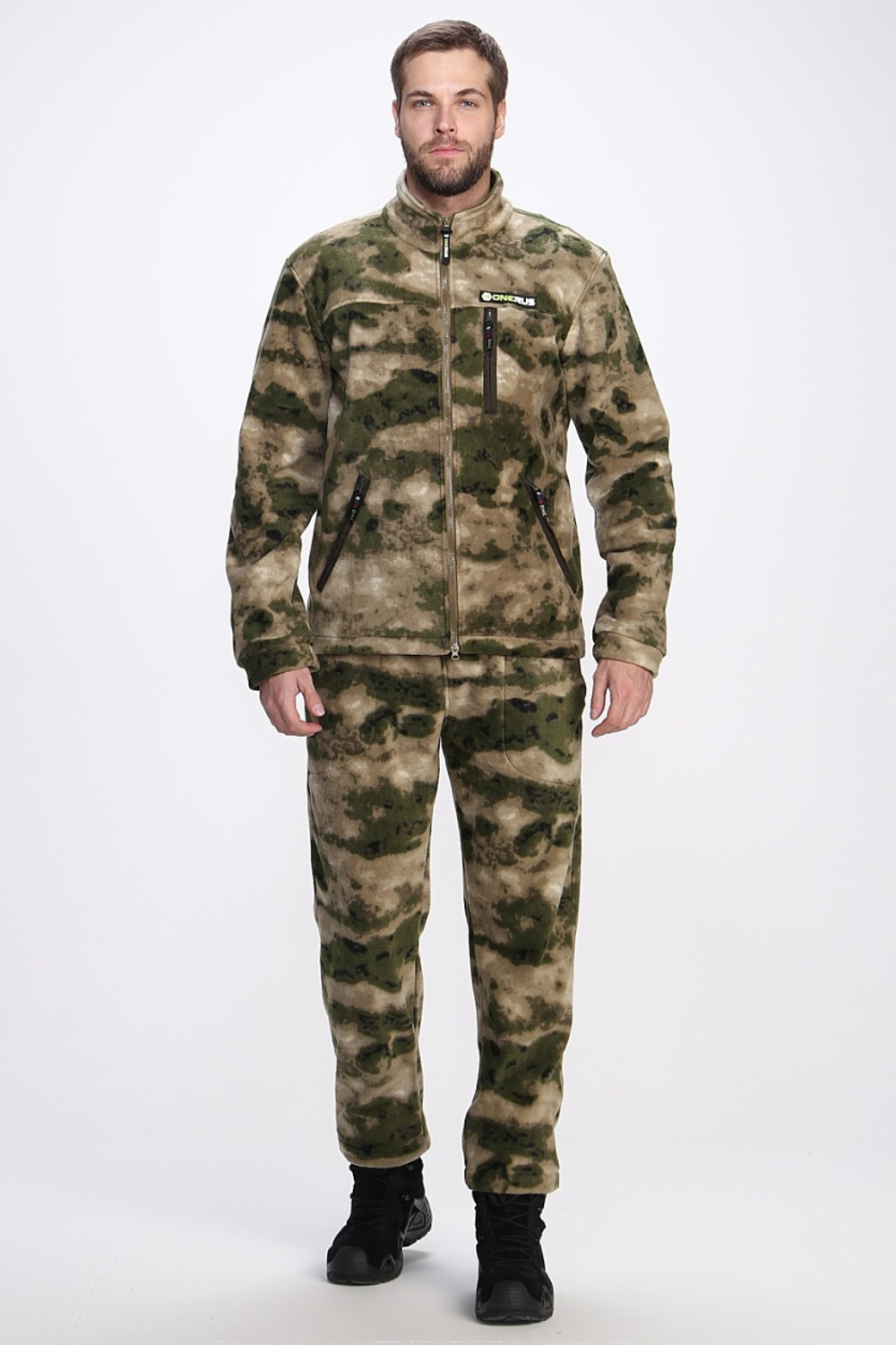 Демисезонный мужской костюм Onerus Лис -5 (Флис) Мох