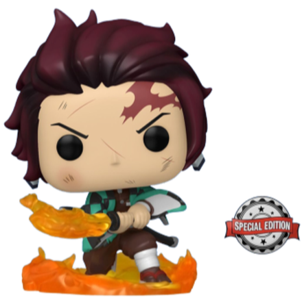Фигурка Funko POP! Animation Demon Slayer Tanjiro Kamado Hinokami Kagura Dance (Exc)