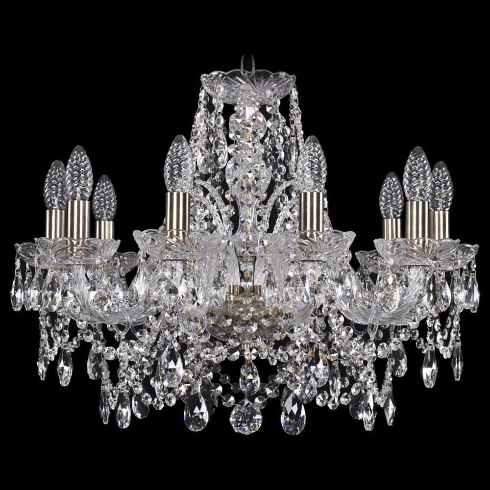 Подвесная люстра Bohemia Ivele Crystal 1411 1411/10/195/Pa