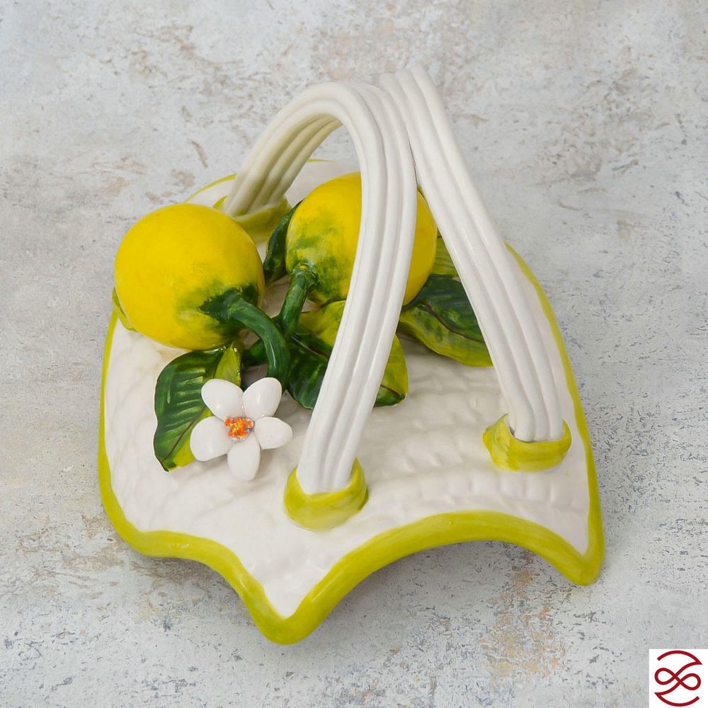 Композиция "Сумка" Orgia Лимоны 25 см