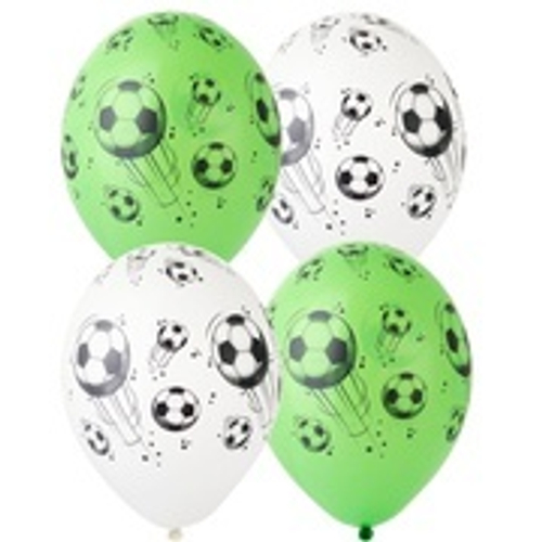 Шар латекс 14"35см Футбольные мячи