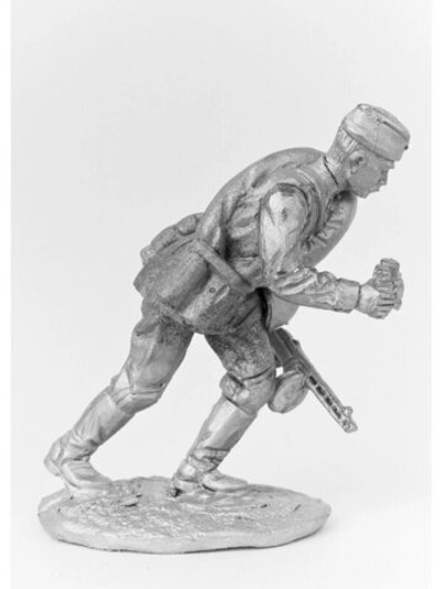 Оловянный солдатик Командир расчета пушки