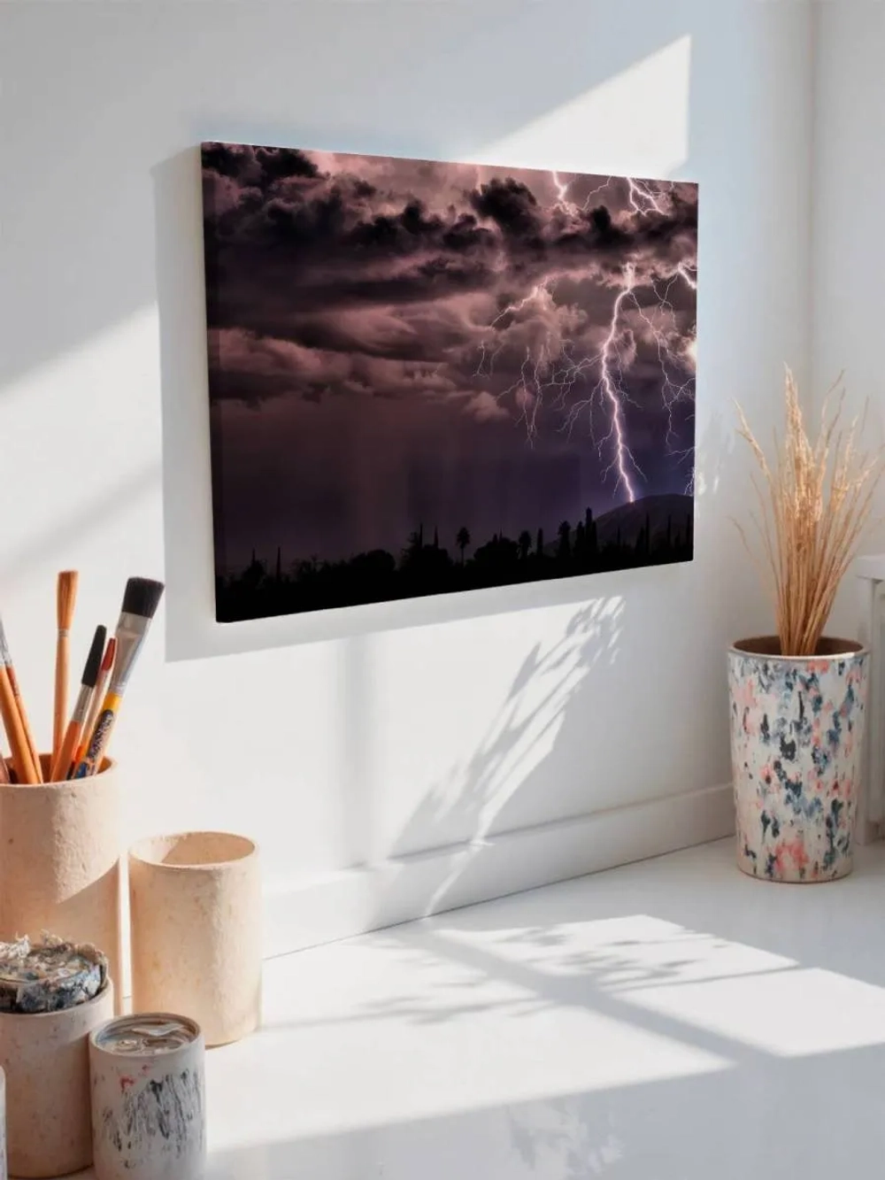 Картина на стену 40 X 50 Молния