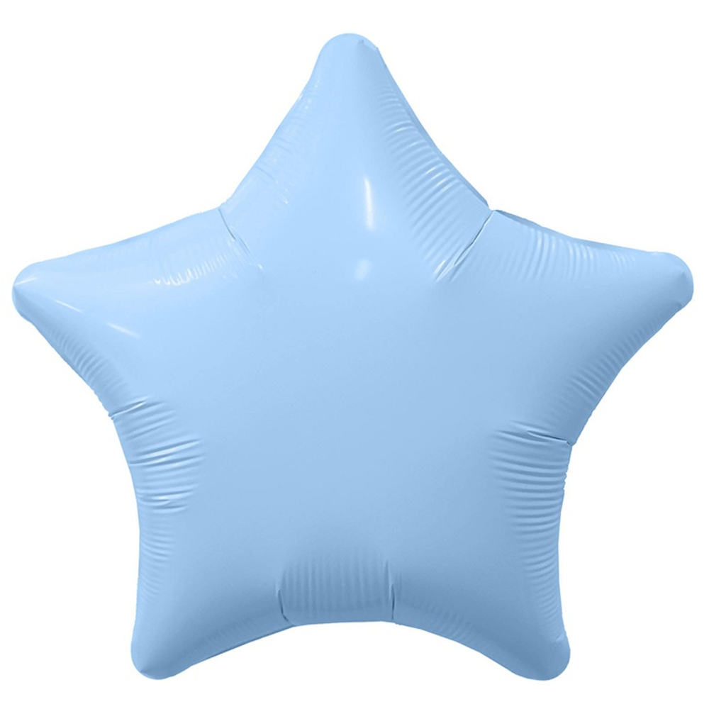 Шар фольгированный Звезда 90 см (Голубой)