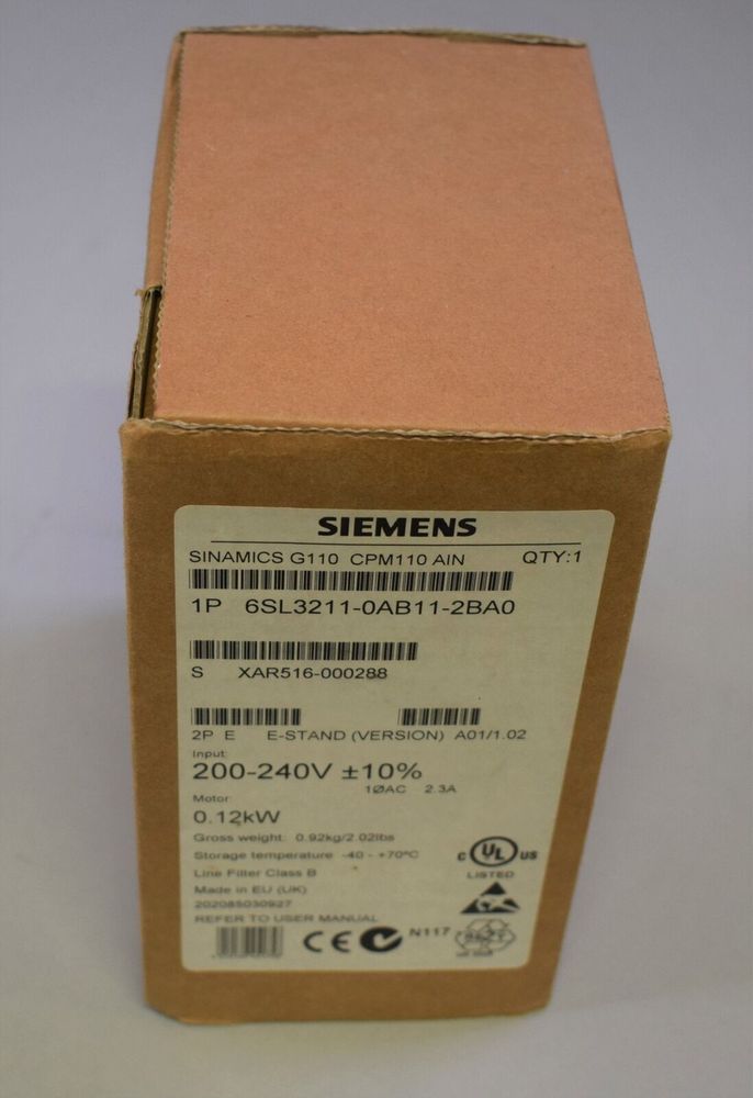 SIEMENS 6SL3211-0AB11-2BA0