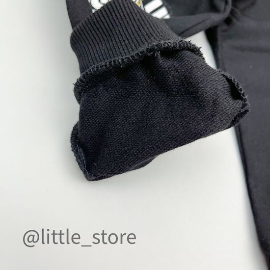 Брючки из футера(тонкого), Черные