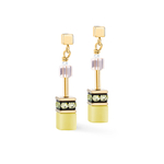 Серьги Coeur de Lion Olive-Yellow 2838/21-0901