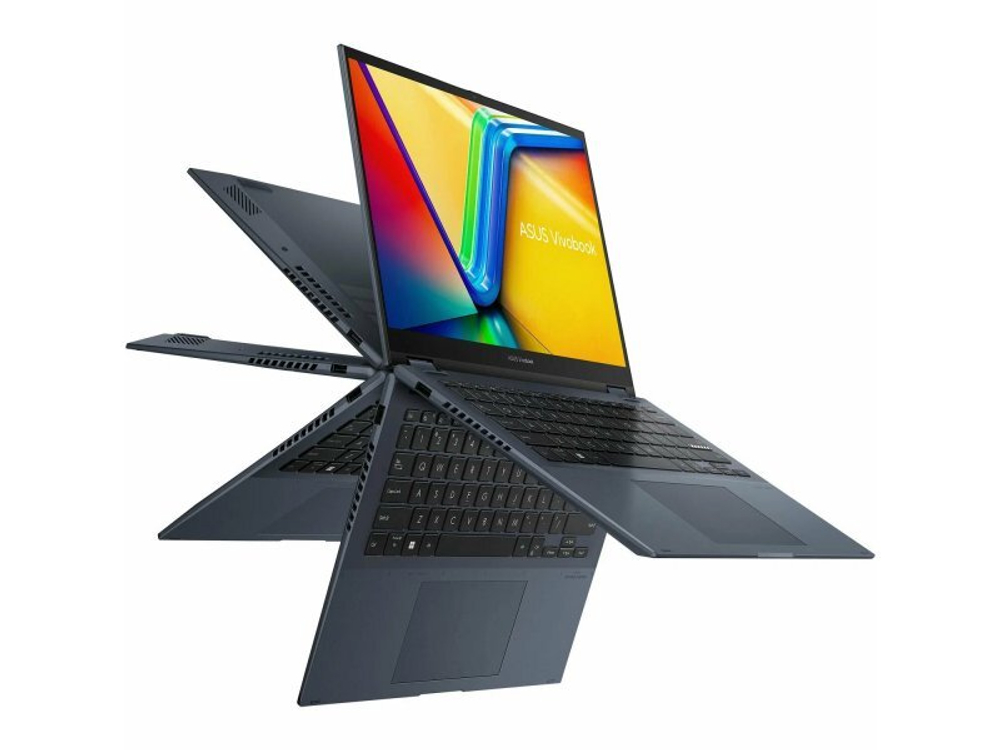 Ноутбук 14" ASUS VivoBook S14 Flip TP3402VA-LZ350W Core i5 1335U/16Gb/512Gb SSD/14" WUXGA Touch/Win11 Синий (90NB10W1-M00DB0)