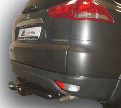 Фаркоп(прицепное) Лидер-Плюс для MITSUBISHI PAJERO SPORT 2 / 3 (2008-2021)(паспорт и сертификат в комплекте)(без электрики)M115-FC