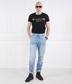 Джинсы Balmain - голубой(AH1MM000 DD09)