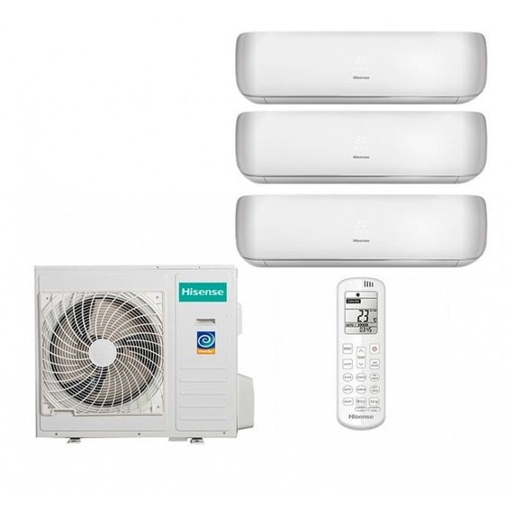Мульти сплит-система Hisense на 3 комнаты (25+25+25 кв.м.) Premium Design