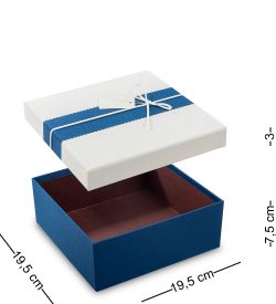 Packing Symphony WF-36-B Набор коробок из 3шт «Прямоугольник» цв.син./бел.