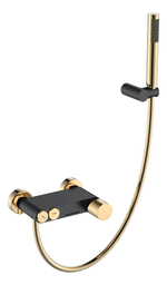 Boheme Смеситель STICK для ванны BLACK DIAMOND GOLD