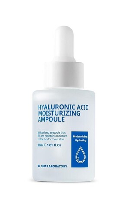 Ампульная сыворотка с гиалуроновой кислотой W.Skin Hyaluronic Acid Moisturizing Ampoule, 30мл