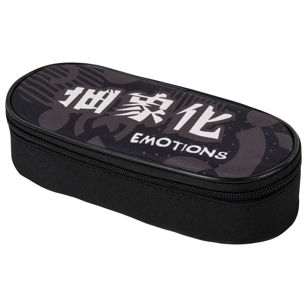 Пенал-футляр BRAUBERG 1 отделение органайзер полиэстер 22x9x5 см "Emotions" (2 штуки в упаковке)