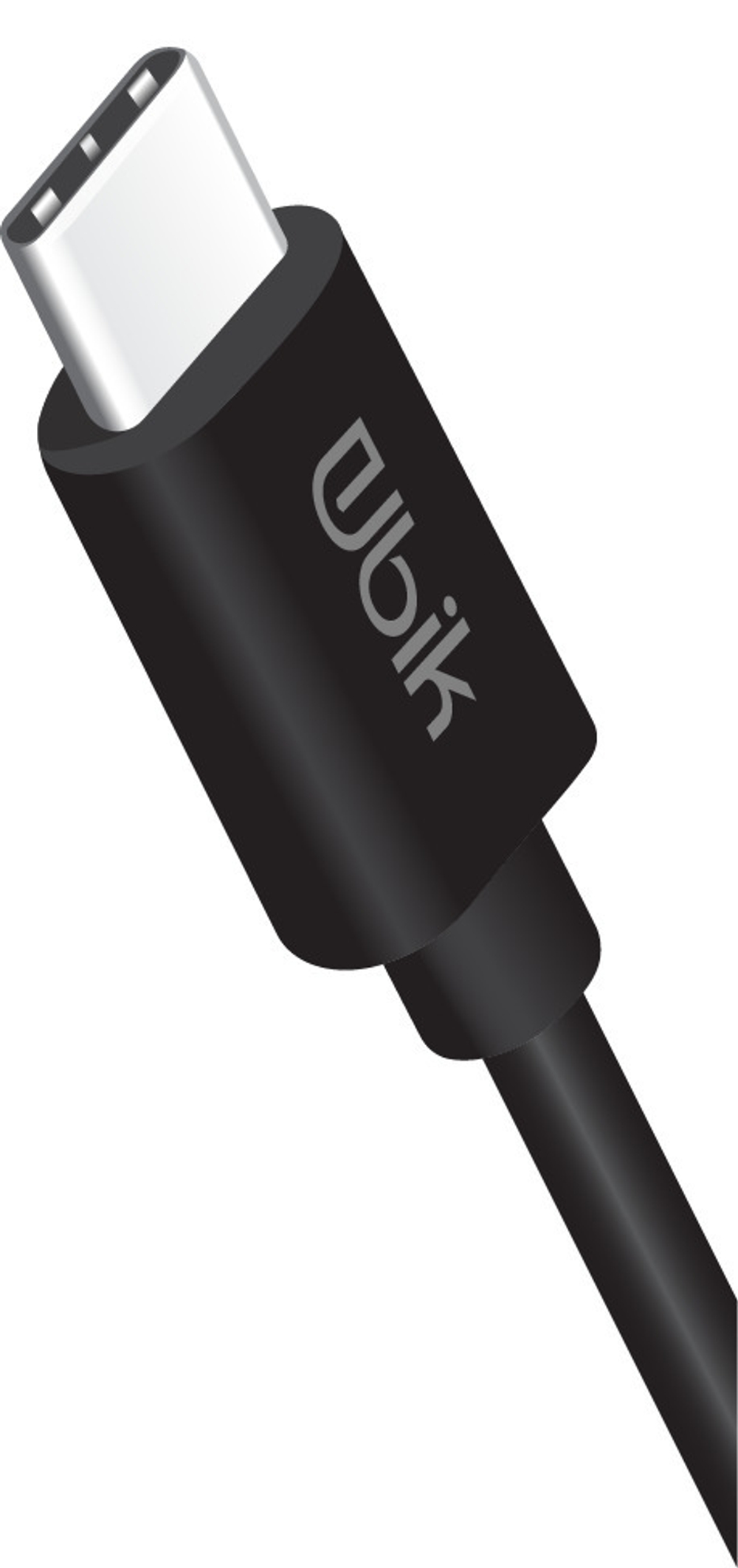 Кабель 1m USB/type-c 2A UC04B Ubik black