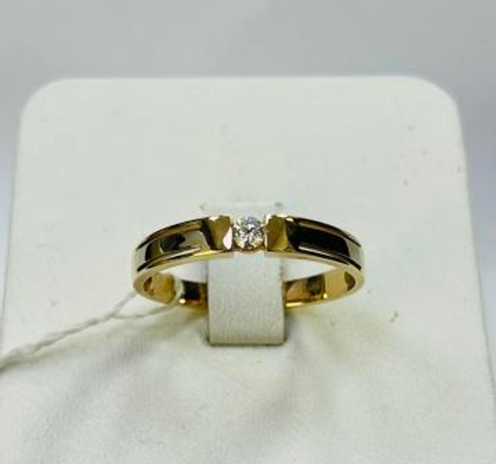 Кольцо из золота с бриллиантами