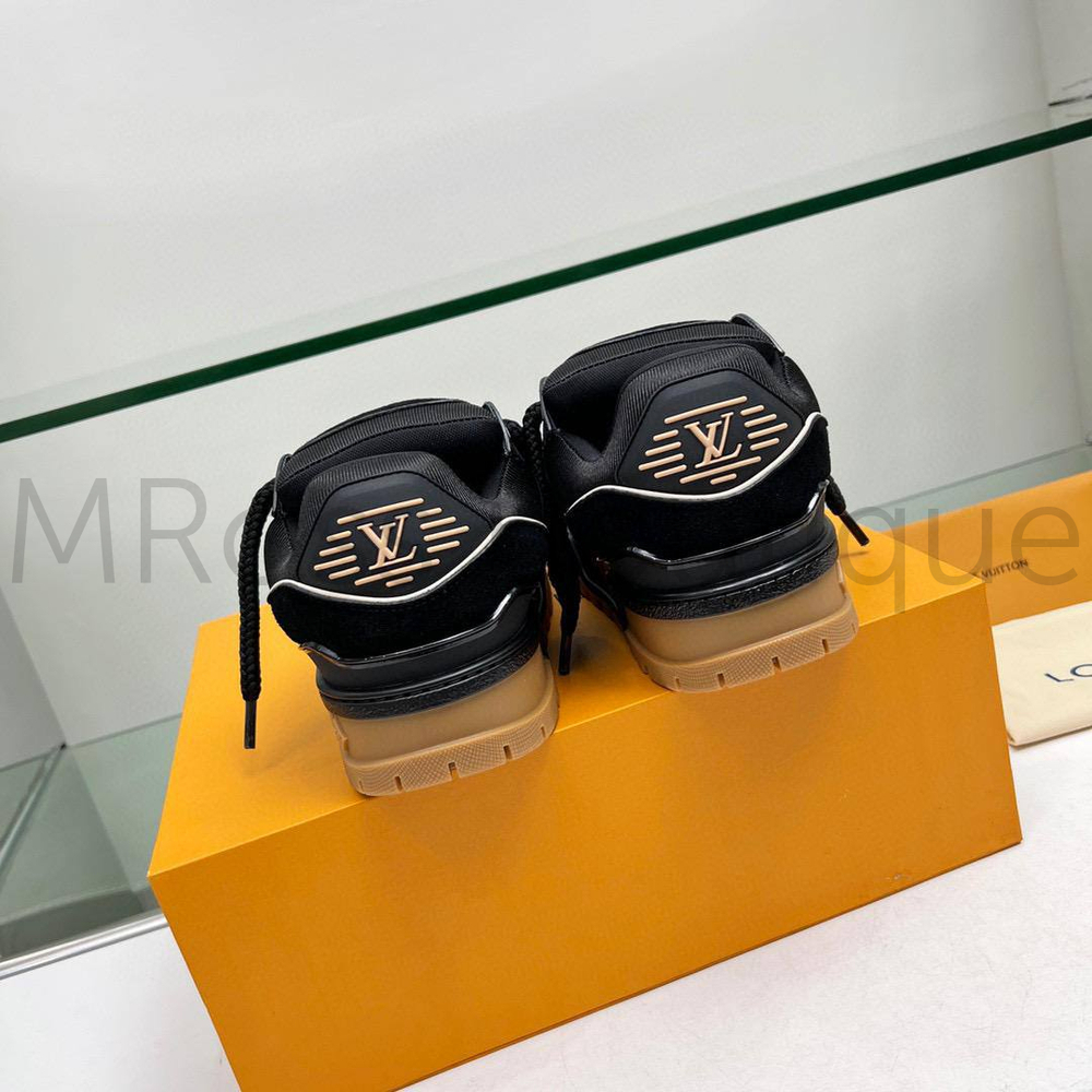 Черные кроссовки LV Trainer Maxi Louis Vuitton