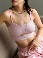 Колье "Bubble 16" с горным хрусталем Silver