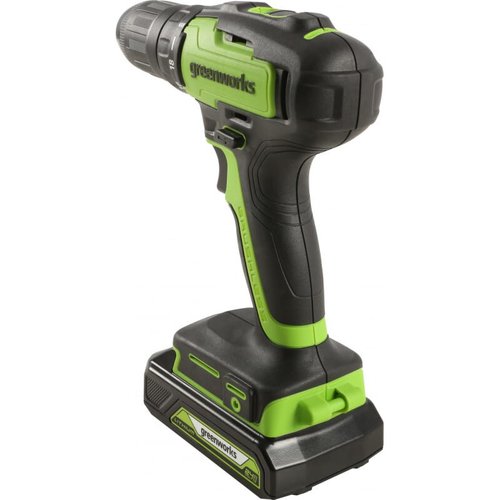 Дрель аккумуляторная GREENWORKS GD24DD35 24 V c акк и з/у 3704007UA
