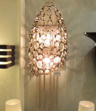 Бра Fashion AP2 никель Crystal Lux