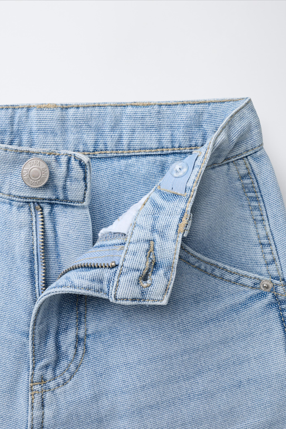 ZARA ШОРТЫ-КАРПЕНТЕР С ЭТИКЕТКОЙ, СИНИЙ