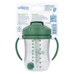 Dr. Brown's, Соломенная чашка для малышей, от 6 месяцев, оливковая зелень, 270 мл (9 унций)