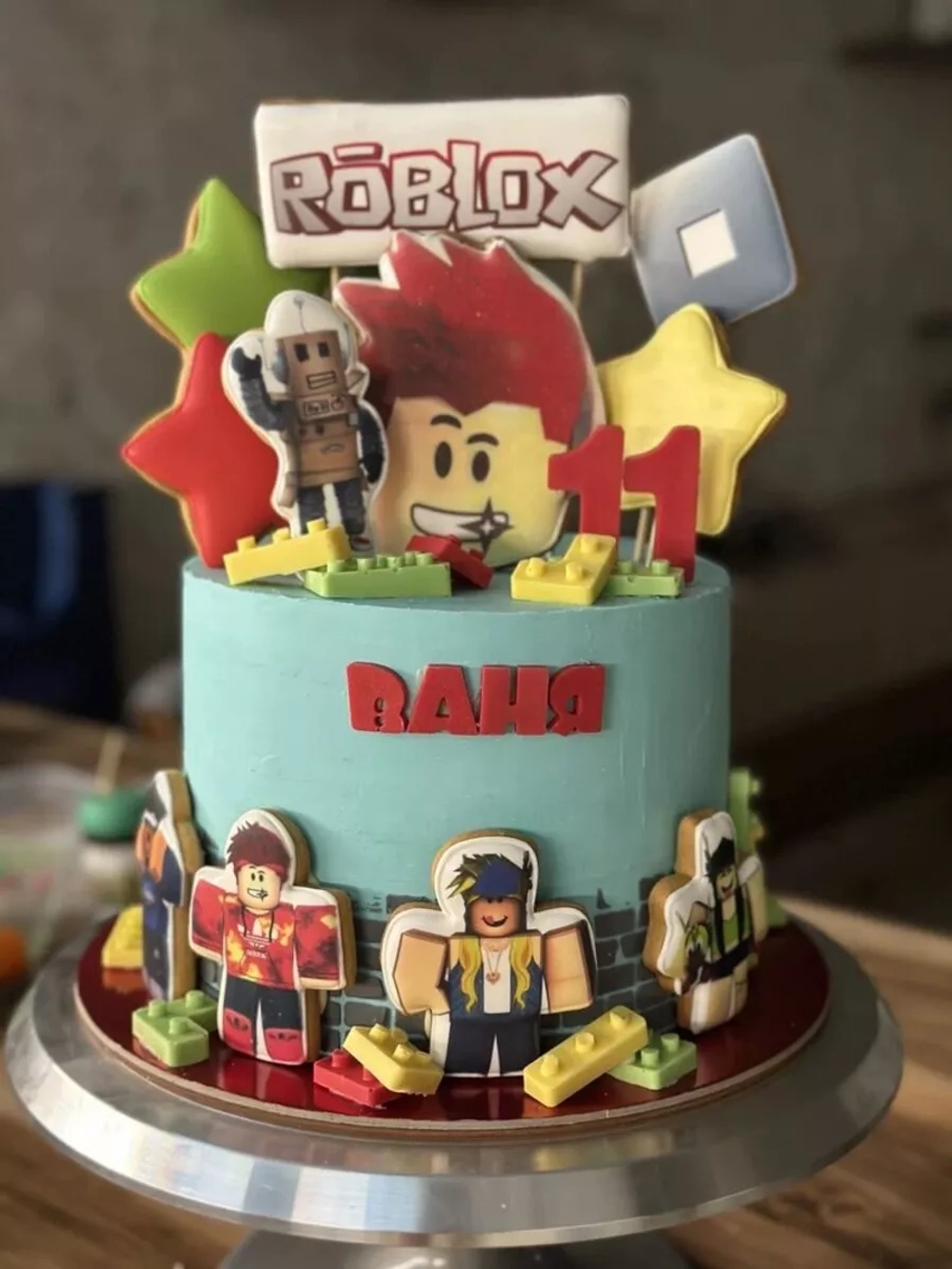 Имбирные пряники на торт Роблокс набор