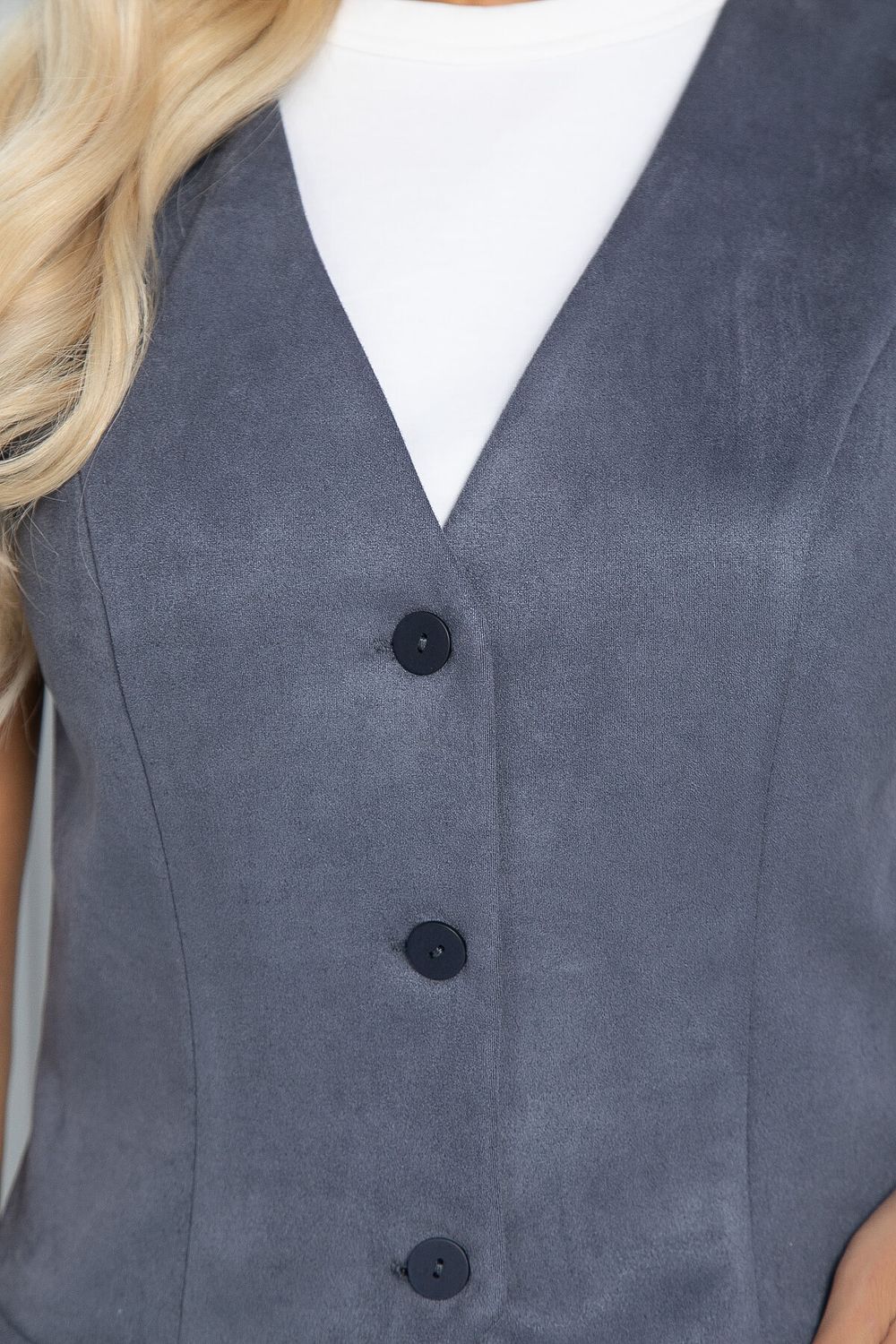 Жилет Силуэт (серый) Б11462 LT Collection