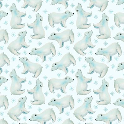 Белый мишка