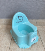 Горшок детский "ЭКО Слоник" бирюзовый