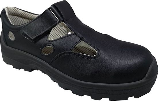 Полуботинки "Патриот" иск.кожа/микрофибра, ПУ, КП с перфорацией (черный)