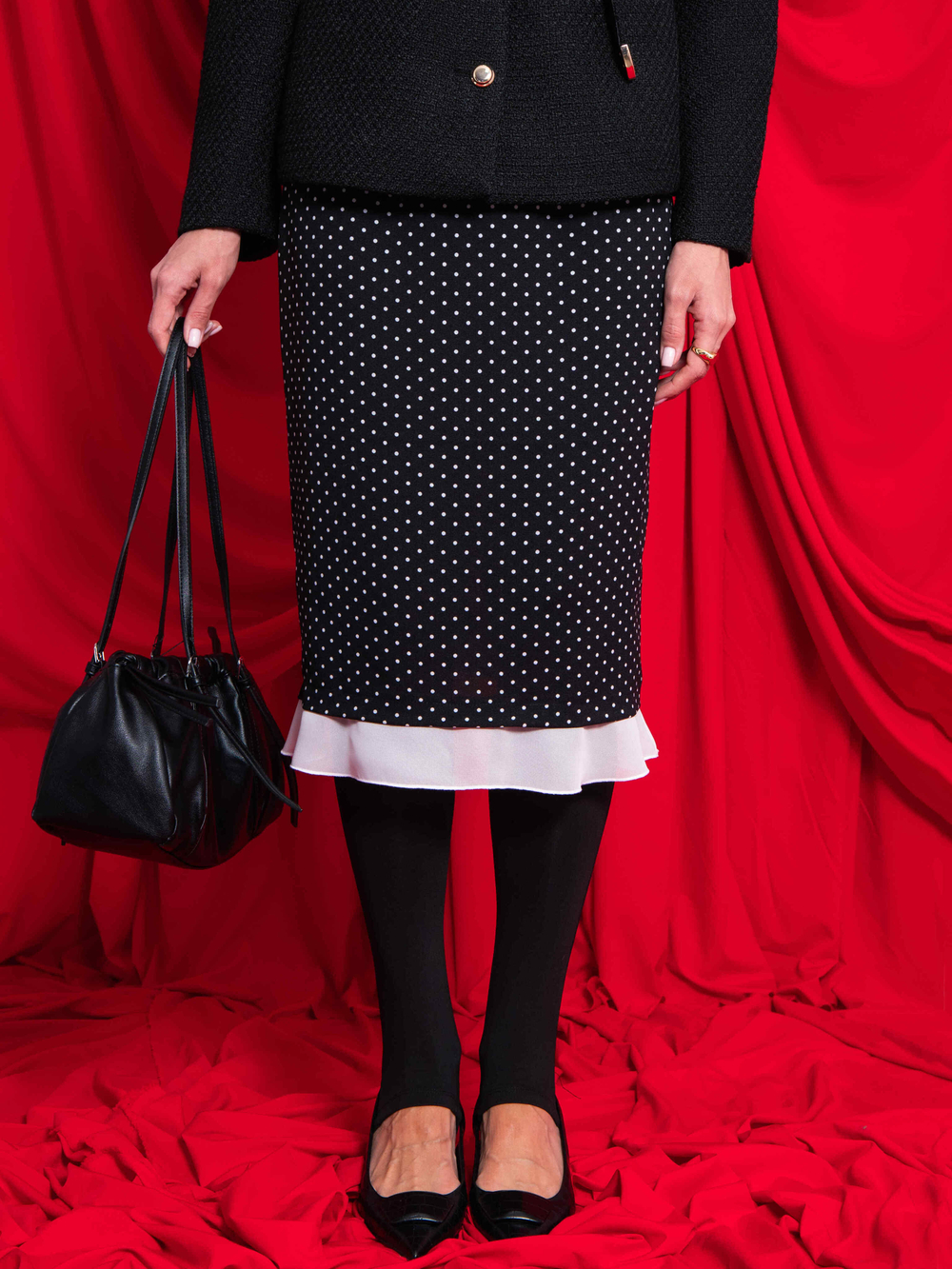 Юбка Париж (черный)