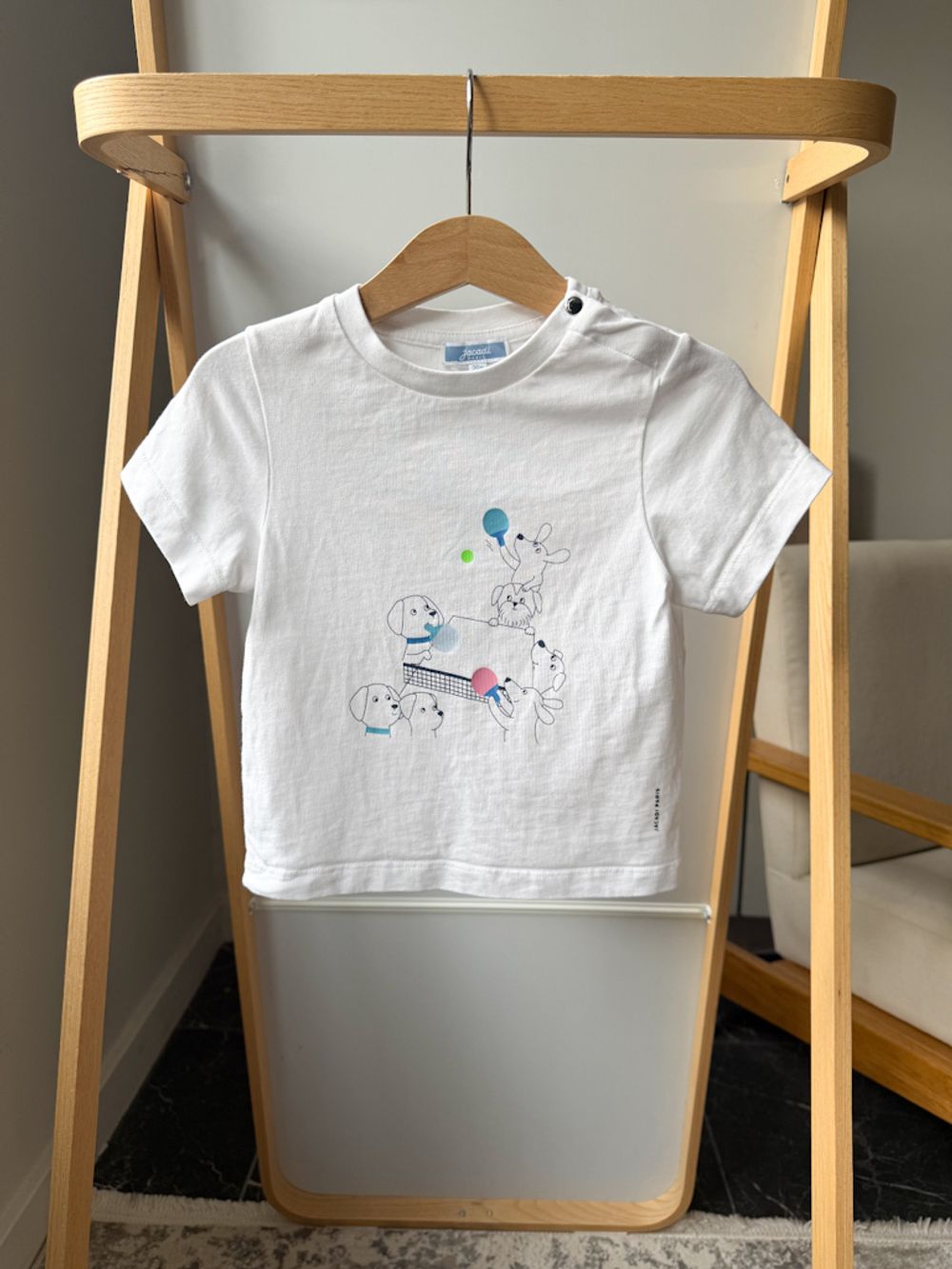 Хлопковая футболка Jacadi, 98