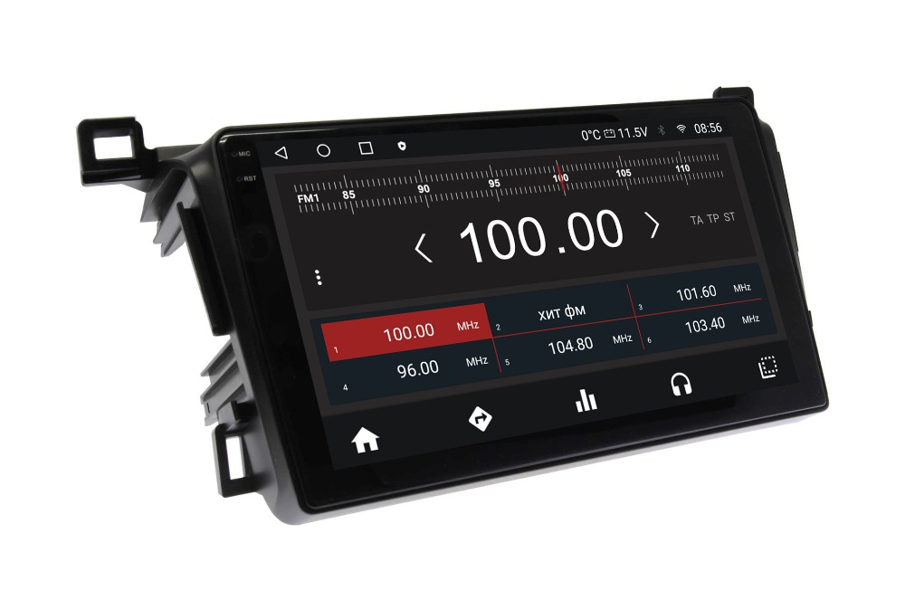 Магнитола для Toyota RAV4 XA40 2012-2019 - Kuberg QLed, Android 13, TS20, CarPlay, SIM-слот