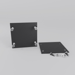 Комплект заглушек Maytoni для радиусного профиля 2шт. черный