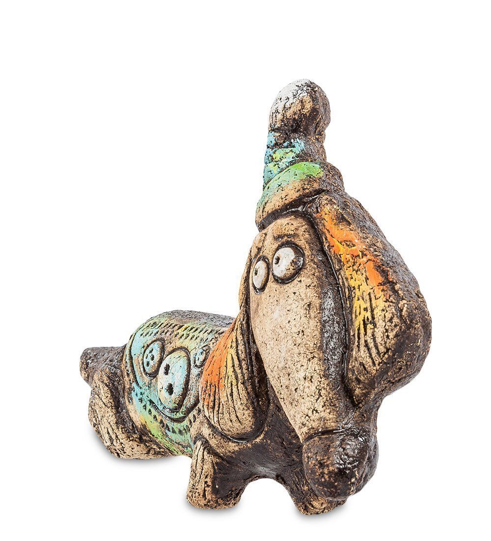 KK-191 Фигурка «Такса-пуговка» шамот