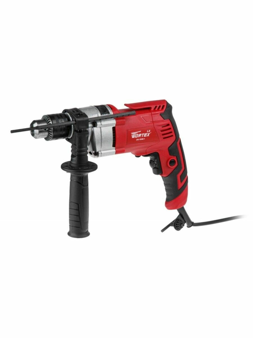 Дрель WORTEX LX DS 1308-1, ударная, 800Вт, ключевой патрон, плавное изменение скорости