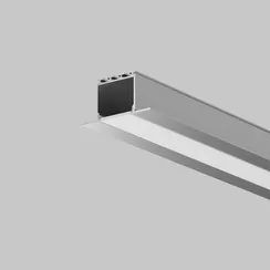 Алюминиевый профиль встраиваемый 46x25 мм (Серебро, 2 м), ALM-4625-S-2M 632001 Led Strip 632001