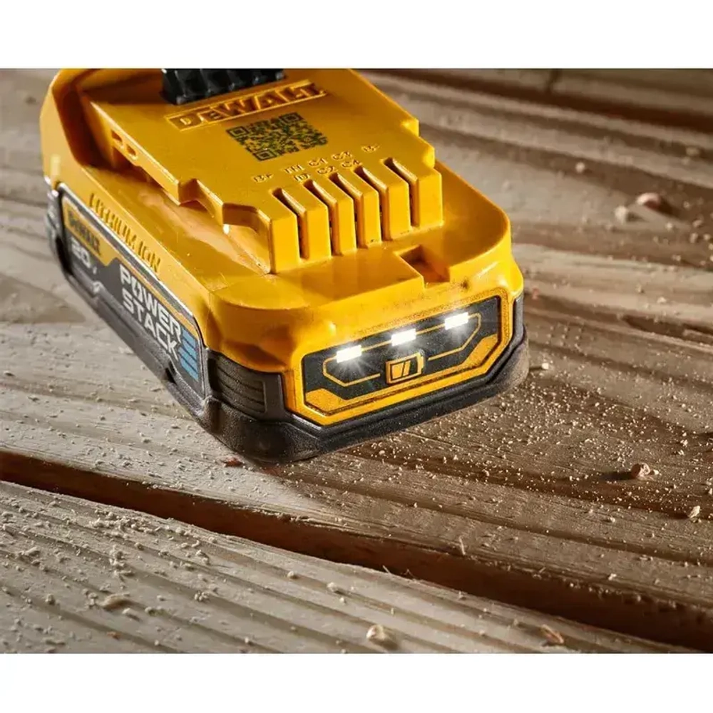 DEWALT DCBP034 20 В 1,7 Ач MAX XR POWERSTACK Компактный литий-ионный аккумулятор с длительным сроком службы, перезаряжаемые насадки для электроинструментов