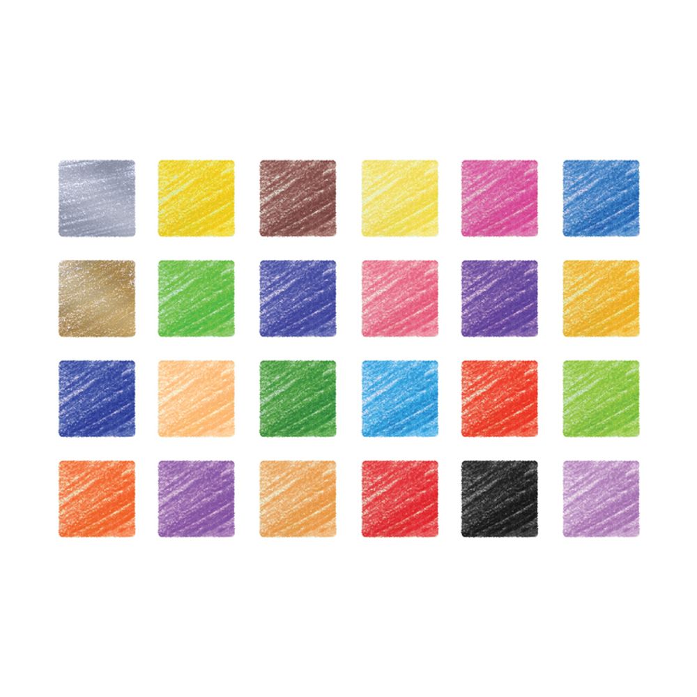 Карандаши цветные Мульти-Пульти "Енот в космосе", 24цв., 12шт., двусторонние, утолщенные, заточен., европодвес