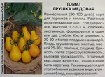 Томат Грушка медовая F1 0,1 г СМТ-201