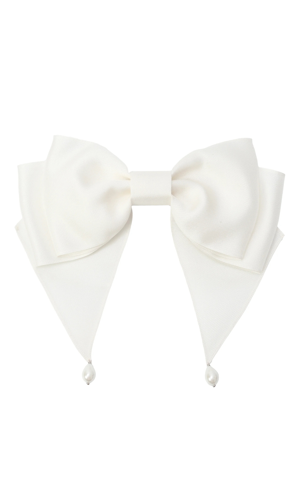 Бант "Бэтман" белый с декором