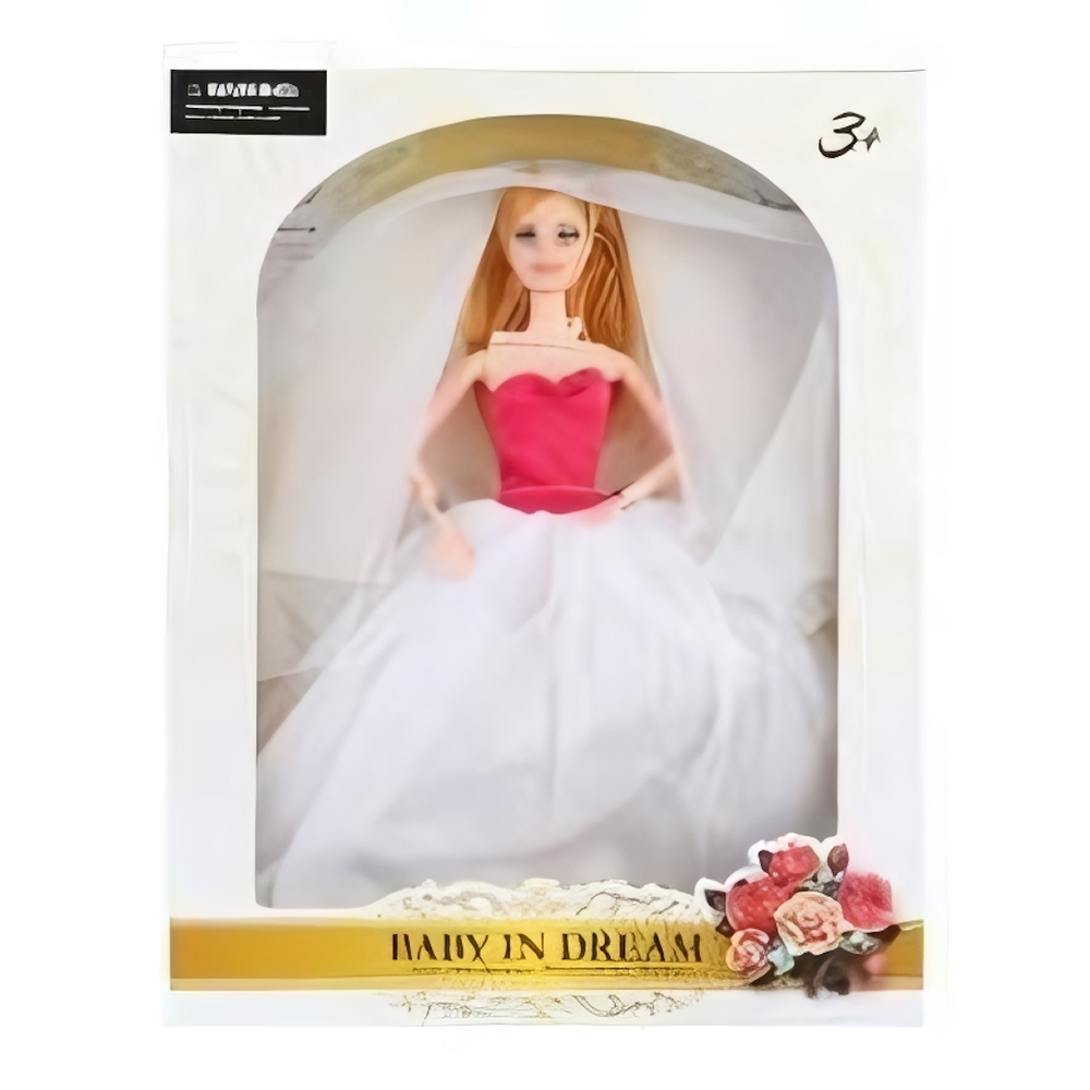 Кукла тип Модель, 29 см в платье в ассорт.,коробка