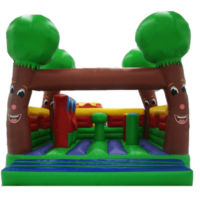 Коммерческий надувной батут "Деревья"